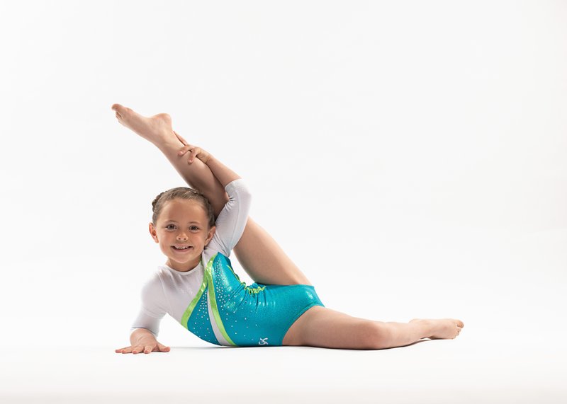 Gymnast in ground pose, variation 29