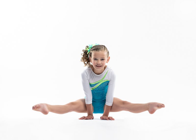 Gymnast in handstand pose, variation 10